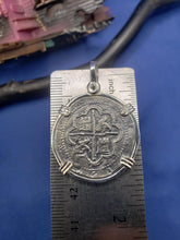 Load image into Gallery viewer, Sterling Silver Atocha Shipwreck  Treasure Pirate Coin " 4 Reale" Reproduction Pendant