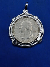 Load image into Gallery viewer, Sterling Silver Atocha Shipwreck Pirate Treasure Coin " 4 Reale" Reproduction Pendant