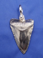 Load image into Gallery viewer, Extreme Unique Huge Big Giant Large Enormous Massive Monstrous Colossal Heavy Solid Custom Sterling Silver {Great White} Shark Tooth Pendant