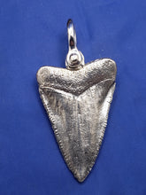 Load image into Gallery viewer, Extreme Unique Huge Big Giant Large Enormous Massive Monstrous Colossal Heavy Solid Custom Sterling Silver {Great White} Shark Tooth Pendant