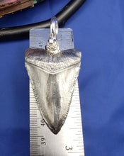 Load image into Gallery viewer, Extreme Unique Huge Big Giant Large Enormous Massive Monstrous Colossal Heavy Solid Custom Sterling Silver {Great White} Shark Tooth Pendant