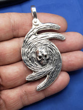 Load image into Gallery viewer, Extreme Crazy Unique Sterling Silver Huge Big Giant Large Enormous Jumbo Massive  Custom Monstrous Hurricane  Pendant