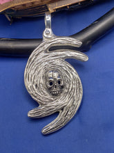 Load image into Gallery viewer, Extreme Crazy Unique Sterling Silver Huge Big Giant Large Enormous Jumbo Massive  Custom Monstrous Hurricane  Pendant