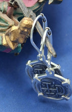 Load image into Gallery viewer, Small Atocha Shipwreck Reproduction Coins Pirate Earrings With Lever Backs