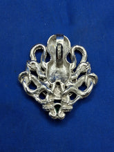 Load image into Gallery viewer, Sterling Silver Octopus Holding Replica Atocha Pirate Coin With Simulated Emerald Pendant