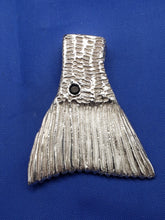 Load image into Gallery viewer, Custom Handcrafted Original Large Sterling Silver Red Fish Tail Pendant