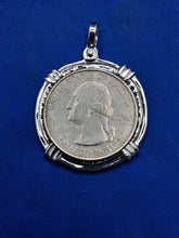 Load image into Gallery viewer, Sterling Silver Atocha Shipwreck Cob " Four Reale" Toston Treasure Coin Reproduction Pendant