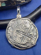 Load image into Gallery viewer, Large Atocha Shipwreck Replica Pirate Coin Piece of Eight Pendant (Copy)