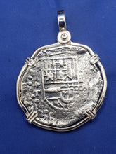 Load image into Gallery viewer, Large Atocha Shipwreck Replica Pirate Coin Piece of Eight Pendant (Copy)
