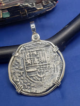 Load image into Gallery viewer, Large Atocha Shipwreck Replica Pirate Coin Piece of Eight Pendant (Copy)