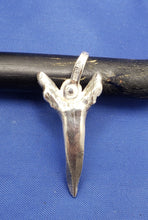 Load image into Gallery viewer, Solid  Sterling Silver Sand Tiger Shark Tooth Pendant Nautical Jewelry by Crisol