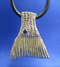 Load image into Gallery viewer, 14K Solid Yellow Gold Custom Large Red Fish Tail Pendant