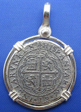 Load image into Gallery viewer, '2 Reale' Round Spanish Shipwreck Treasure Coin Replica Pendant
