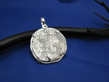 Load image into Gallery viewer, Large Replica Pirate Piece of Eight Pendant