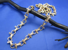 Load image into Gallery viewer, 11mm 14k Solid Gold Original Nautical Shackle Link Chain Necklace 26"
