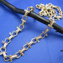 Load image into Gallery viewer, 11mm 14k Solid Gold Original Nautical Shackle Link Chain Necklace 26"