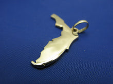 Load image into Gallery viewer, 14k Gold High Polish Florida State Map Charm or Pendant