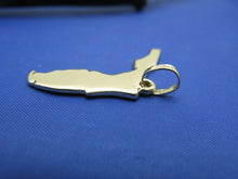 Load image into Gallery viewer, 14k Gold High Polish Florida State Map Charm or Pendant