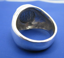 Load image into Gallery viewer, Wide High Polish Bezel Set Sterling Silver Men's Atocha Replica Shipwreck Coin Ring