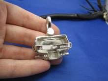 Load image into Gallery viewer, Men's Large Sterling Silver Scuba Diving Mask Goggles Pendant