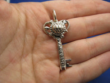 Load image into Gallery viewer, Key Largo Sterling Silver Nautical Lighthouse Key Pendant with Sea Turtle