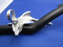 Load image into Gallery viewer, Large Oversized Sterling Silver Great White Shark Pendant
