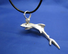 Load image into Gallery viewer, Large Oversized Sterling Silver Great White Shark Pendant
