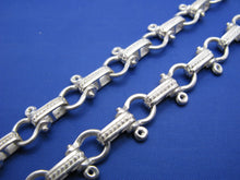 Load image into Gallery viewer, Sterling Silver 8mm Pirate Shackle Anchor Link Chain with Camouflage Latch