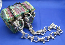 Load image into Gallery viewer, Sterling Silver 11mm Nautical Shackle Mariner Link Chain Necklace
