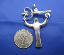 Load image into Gallery viewer, Key Largo Christ of the Abyss Key Pendant in Sterling Silver
