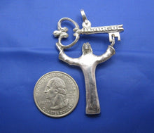Load image into Gallery viewer, Key Largo Christ of the Abyss Key Pendant in Sterling Silver