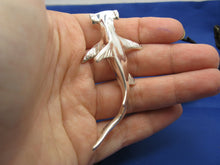 Load image into Gallery viewer, Very Large Sized Attention Grabbing Nautical Sterling Silver Custom Hammerhead Shark Pendant