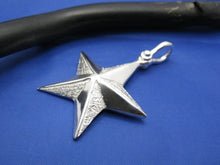 Load image into Gallery viewer, Sterling Silver Handcrafted Sailor's Nautical Star Necklace by Crisol Jewelry