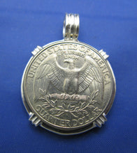 Load image into Gallery viewer, Sterling Silver Replica Pirate Doubloon Atocha Shipwreck Coin Pendant With Barrel Bail
