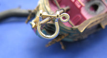 Load image into Gallery viewer, Small 14k Solid Gold Pirate Shackle Earring Single Handmade by Crisol Jewelry