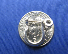 Load image into Gallery viewer, Small Single Sterling Silver Pirate Shackle Earring