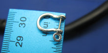 Load image into Gallery viewer, Small Single Sterling Silver Pirate Shackle Earring