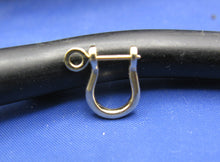 Load image into Gallery viewer, Small 14k Solid Gold Pirate Shackle Earring Single Handmade by Crisol Jewelry
