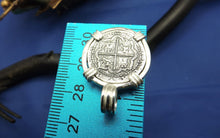 Load image into Gallery viewer, Sterling Silver "1 Reale" Atocha Replica Coin with Barrel Bail