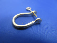 Load image into Gallery viewer, 14k Gold Single Shackle Earring with Secure Screw Post
