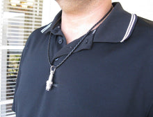 Load image into Gallery viewer, Extra Large Sterling Silver .925 Mechanic's Spark Plug Pendant