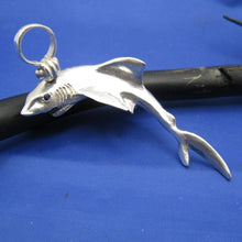 Load image into Gallery viewer, Large Oversized Sterling Silver Great White Shark Pendant
