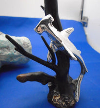 Load image into Gallery viewer, Very Large Sized Attention Grabbing Nautical Sterling Silver Custom Hammerhead Shark Pendant