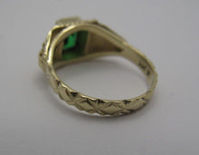 Load image into Gallery viewer, 14k Gold Detailed Atocha Shipwreck Royalty Ring Emerald Artifact Reproduction