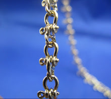 Load image into Gallery viewer, 14k Gold 6mm Nautical Shackle Mariner Link Chain 24"