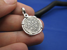 Load image into Gallery viewer, Sterling Silver Small Atocha Shipwreck Coin Replica
