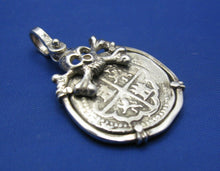 Load image into Gallery viewer, '2 Reale' Pirate Treasure Doubloon Replica with Skull Bezel