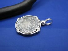 Load image into Gallery viewer, '2 Reale" Salvaged Shipwreck Replica Coin in Wide Tab Bezel