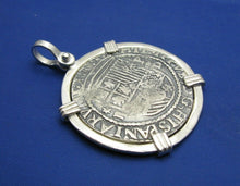 Load image into Gallery viewer, '4 Reale' Large King Shield's Markings Replica Pendant Sterling Silver