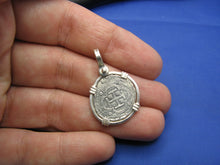 Load image into Gallery viewer, Extra Small Pirate Escudo Reproduction Pendant